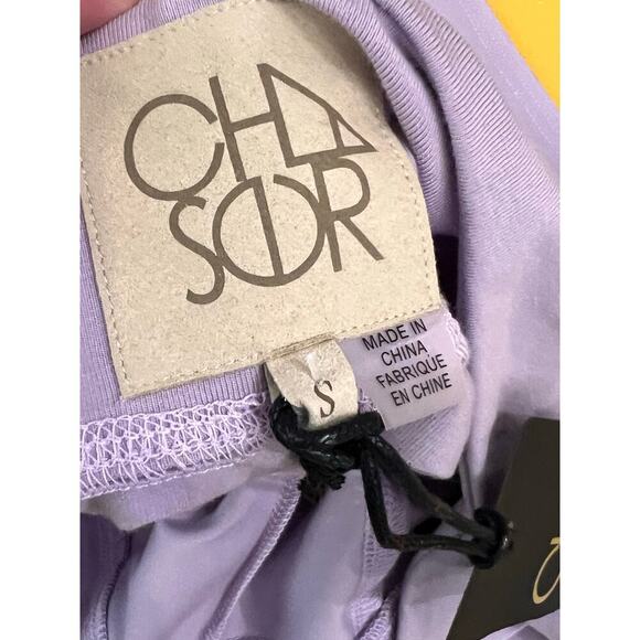 NWT Chaser Cropped Top & Running Short Activewear Set Purple Women's Size Small - Picture 7 of 11